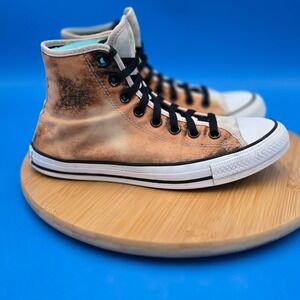 Converse Chuck Taylor All Star High Top Bleach Dyed Sneakers Shoes Fashion Men 7